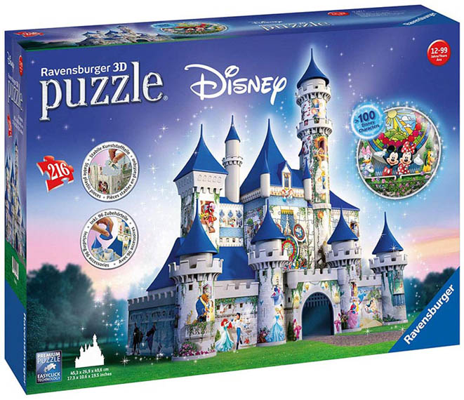 castillo disney puzzle 3D