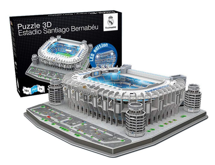 Santiago Bernabéu puzzle 3D