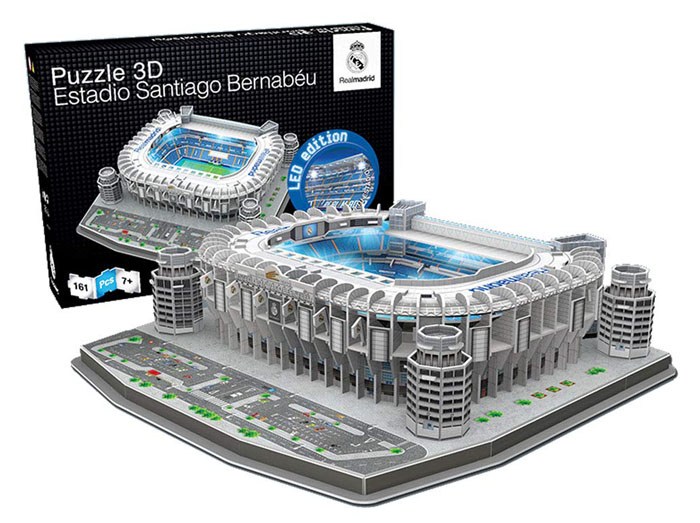 Puzzle 3D Santiago Bernabéu 